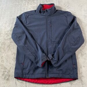 Chick-fil-A Team Style Odbe Softshell Jacket Mens Medium Full Zip Red Lined